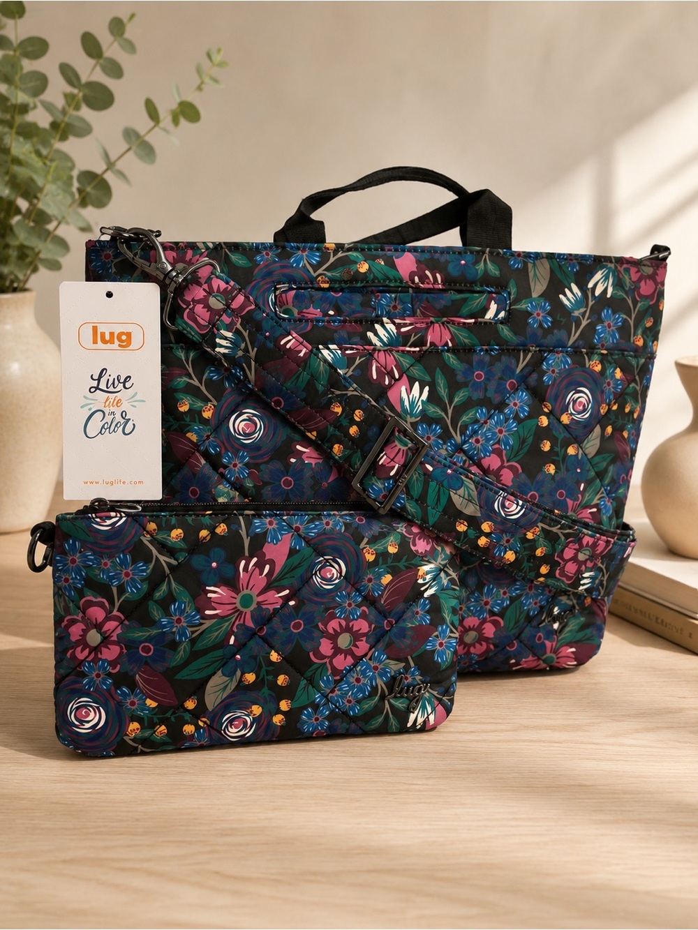 Tenor - 2pc Crossbody - Whimsy Black -NWT